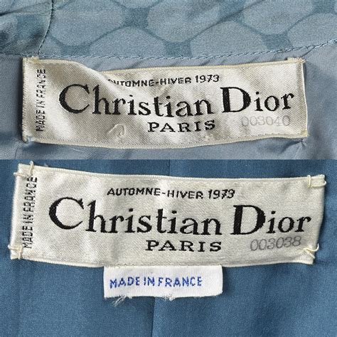 christian dior vintage label|how to tell if dior shirt is real.